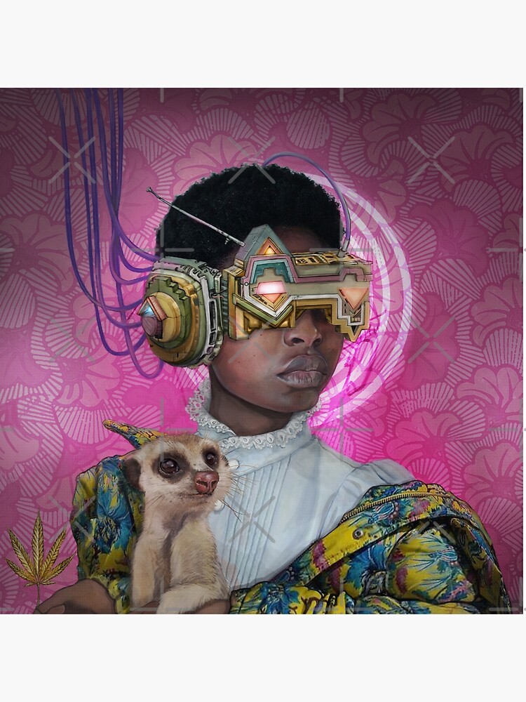 Lady with a Meerkat by reckless-buddah