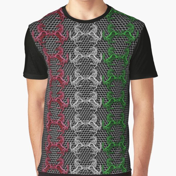 Prancing Horse In Colors Graphic T-Shirt