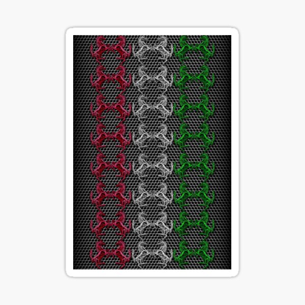 Prancing Horse In Colors Sticker