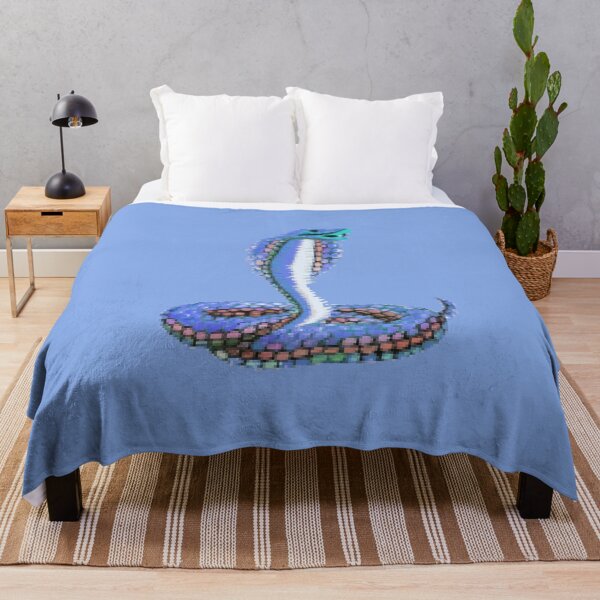 Item preview, Pixel Snake Blue designed and sold by CharlieCreator.