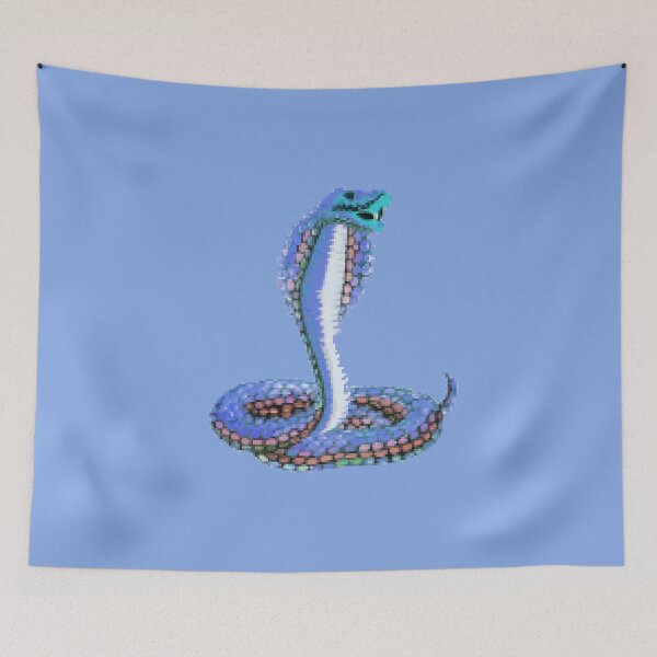 Item preview, Pixel Snake Blue designed and sold by CharlieCreator.