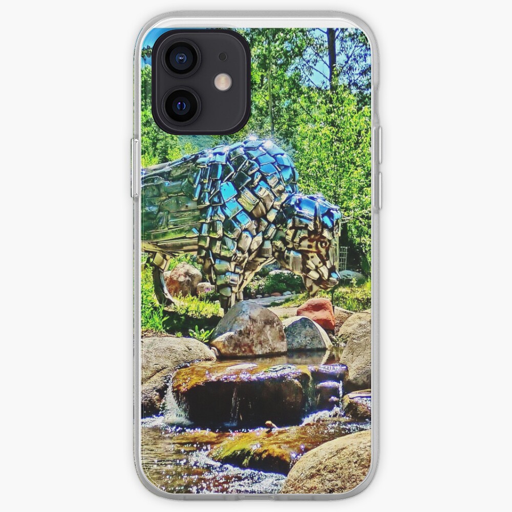 Buffalo, John Denver Park, Roaring Fork River, Aspen iPhone Case & Cover
