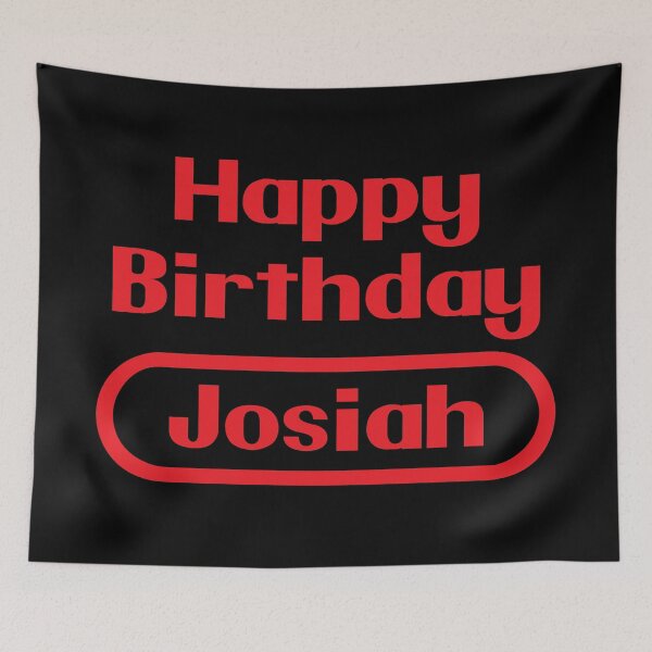 Item preview, Josiah Happy Birthday Gift Video Games Retro designed and sold by elhefe.