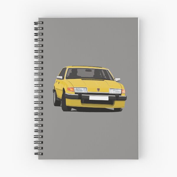 Item preview, Rover SD1 2500 - yellow - car illustration designed and sold by knappidesign.