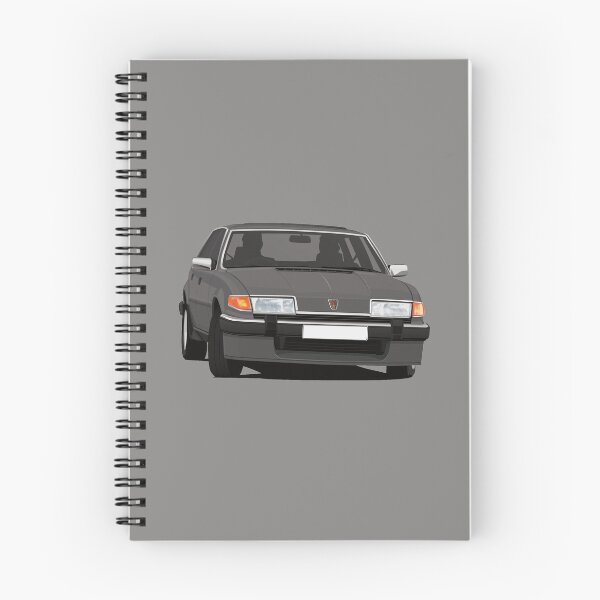Item preview, Rover SD1 3500 - gray - car illustration designed and sold by knappidesign.