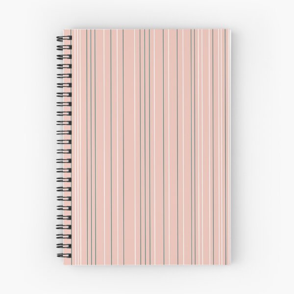 Item preview, Irregular Pinstripes: Minimalist Blush Millennial Pink, White, and Green Teal designed and sold by kierkegaard.
