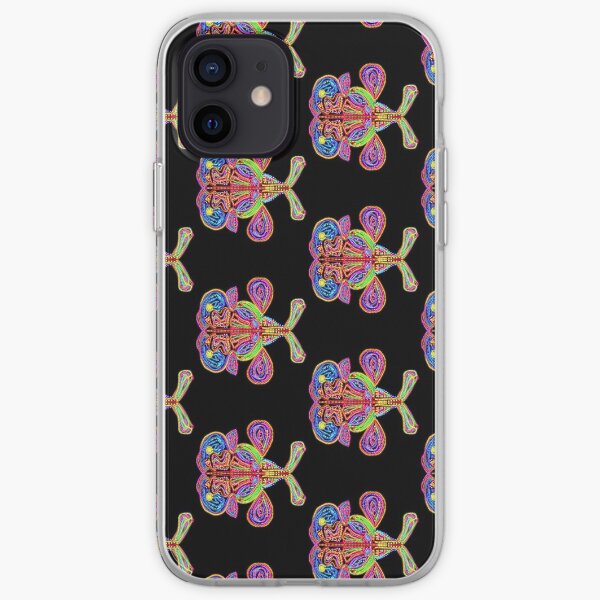 Psychedelic ichthus fish iPhone Soft Case