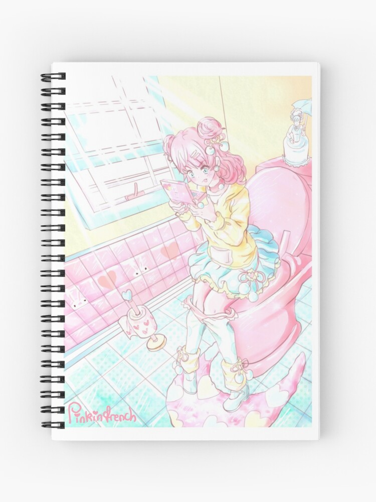 Anime gamer girl drawing