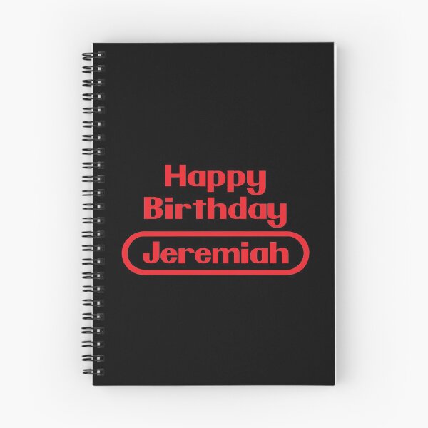 Artikelvorschau, Jeremiah Happy Birthday Gift Videospiele Retro entworfen und verkauft von elhefe.