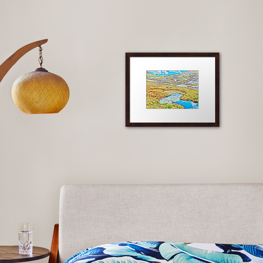 Roaring Fork River, Headwaters No.7 Framed Art Print