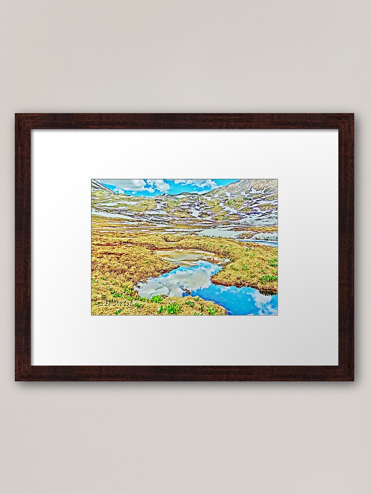Alternate view of Roaring Fork River, Headwaters No.7 Framed Art Print