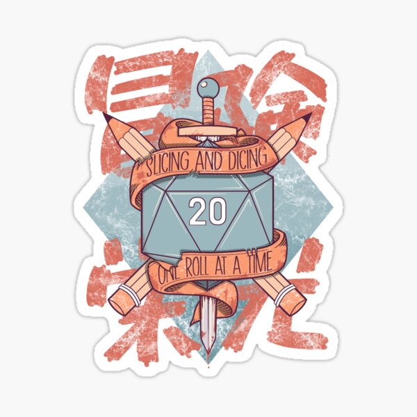 Slicing and Dicing Sticker