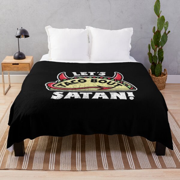 Item preview, Funny Satan Graphic for Satanic Taco Lovers designed and sold by peculiarpeachco.