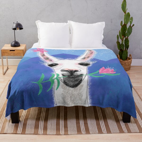 Item preview, Llama Yama Flowerama designed and sold by Andreea Dumez.