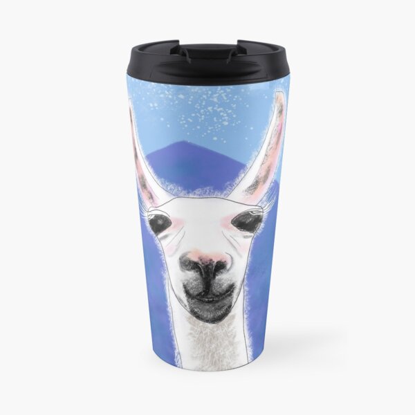 The Smiling Llama Travel Mug