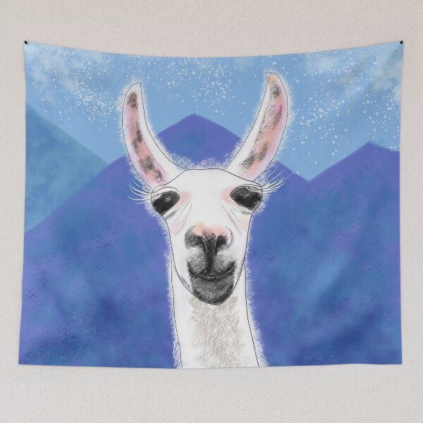 Item preview, The Smiling Llama designed and sold by Andreea Dumez.