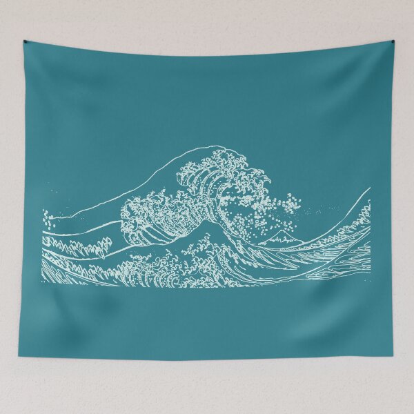 Item preview, Waves in Seafoam Mist from the original the Great Waves designed and sold by PixDezines.