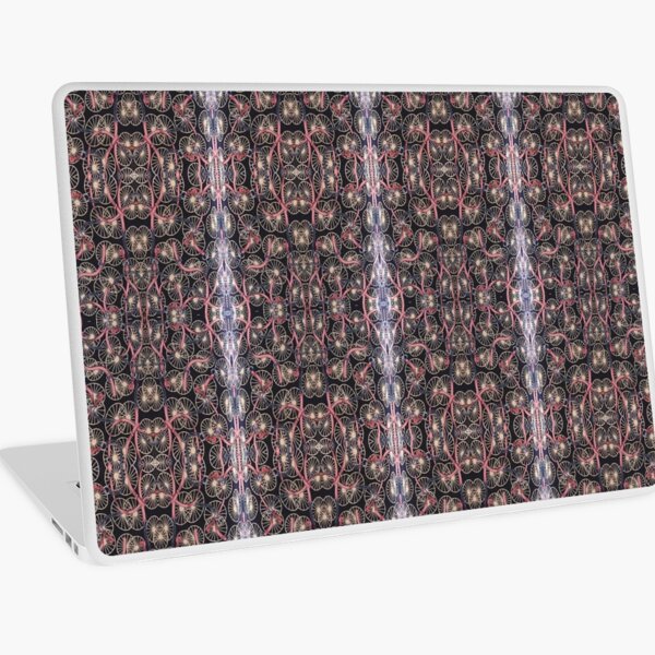 Pattern abstract leather textile #Design #scale #cowhide #crocodile Laptop Skin
