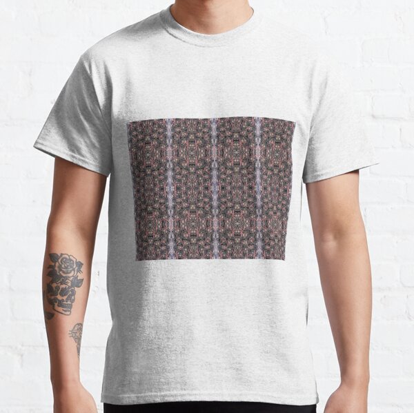 Pattern abstract leather textile #Design #scale #cowhide #crocodile Classic T-Shirt