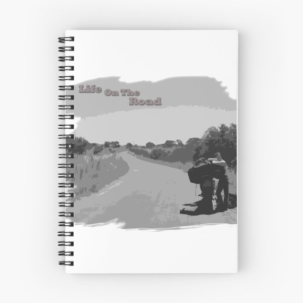 Item preview, The Lonely Motorcycle Road - Life On The Road designed and sold by Leah Amir.