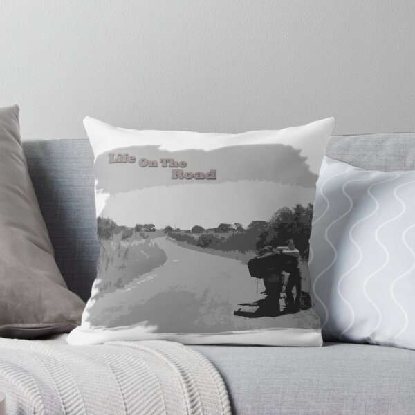 Item preview, The Lonely Motorcycle Road - Life On The Road designed and sold by Leah Amir.
