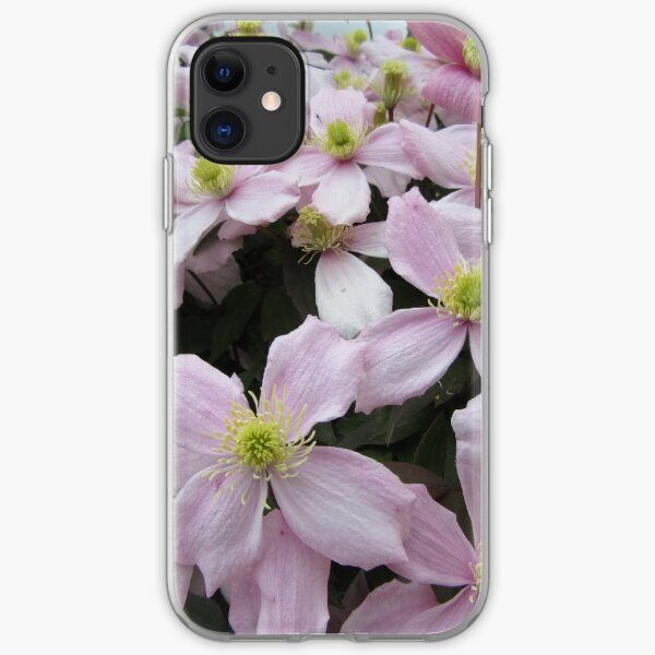 Clematis Montana Pink Perfection iPhone Soft Case