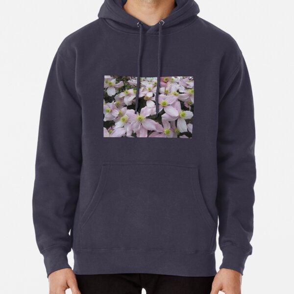 Clematis Montana Pink Perfection Pullover Hoodie