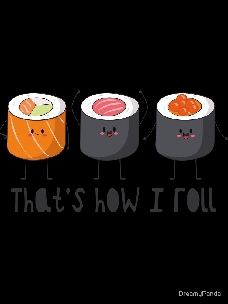 So rolle ich - Sushi Roll Funny Babystrampler