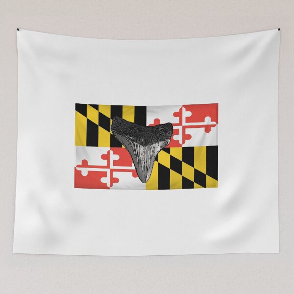 Item preview, Sharkstooth on Maryland Flag  designed and sold by baybranded.