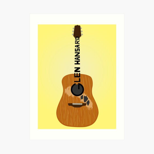 Hansard Guitar Art Print