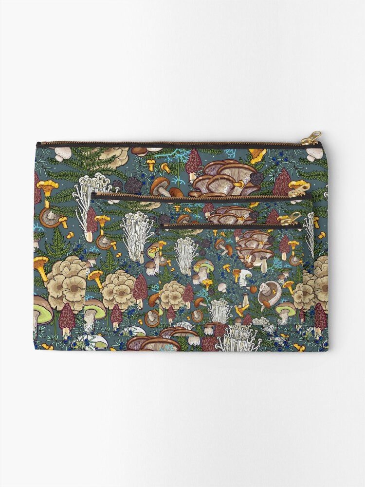 Disover Boho Mushroom forest Makeup Bag