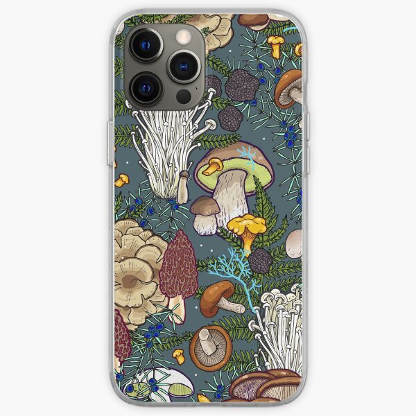 mushroom forest iPhone Soft Case