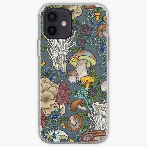 mushroom forest iPhone Soft Case