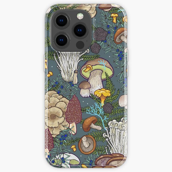 mushroom forest iPhone Soft Case