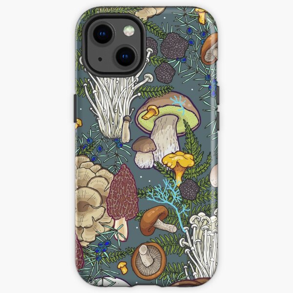 mushroom forest iPhone Tough Case