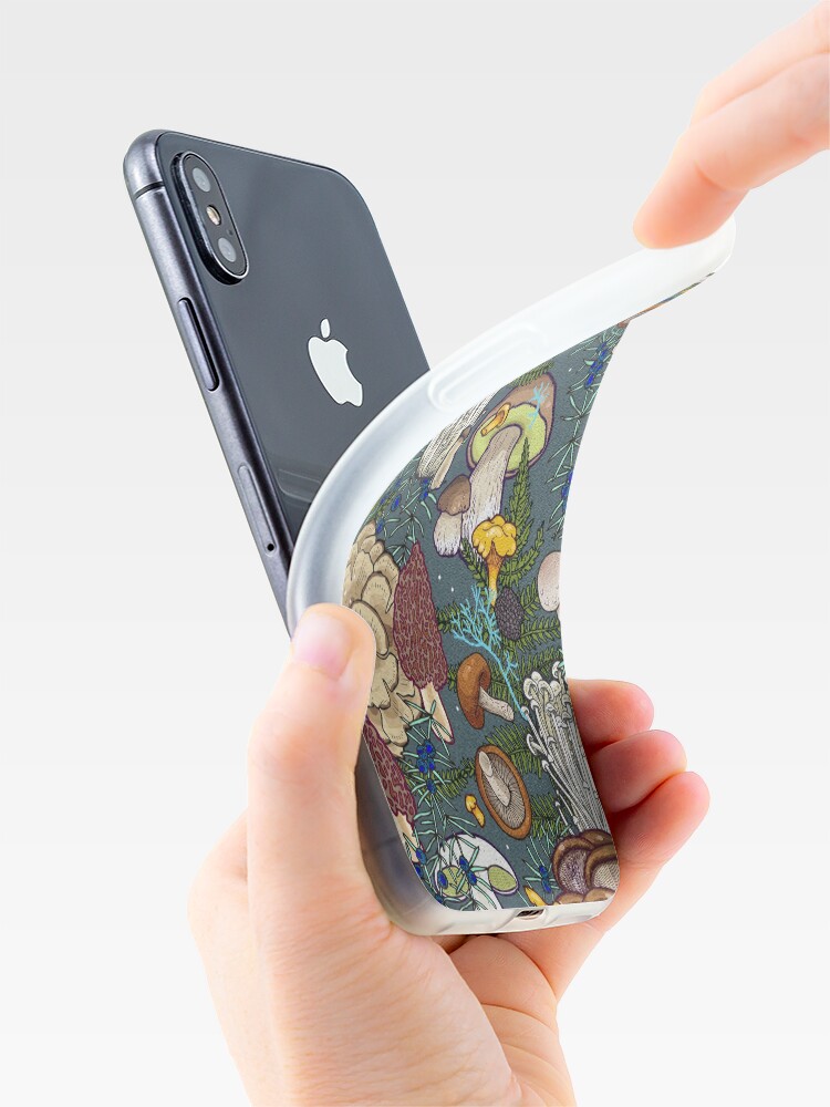 Alternate view of mushroom forest iPhone Case & Cover