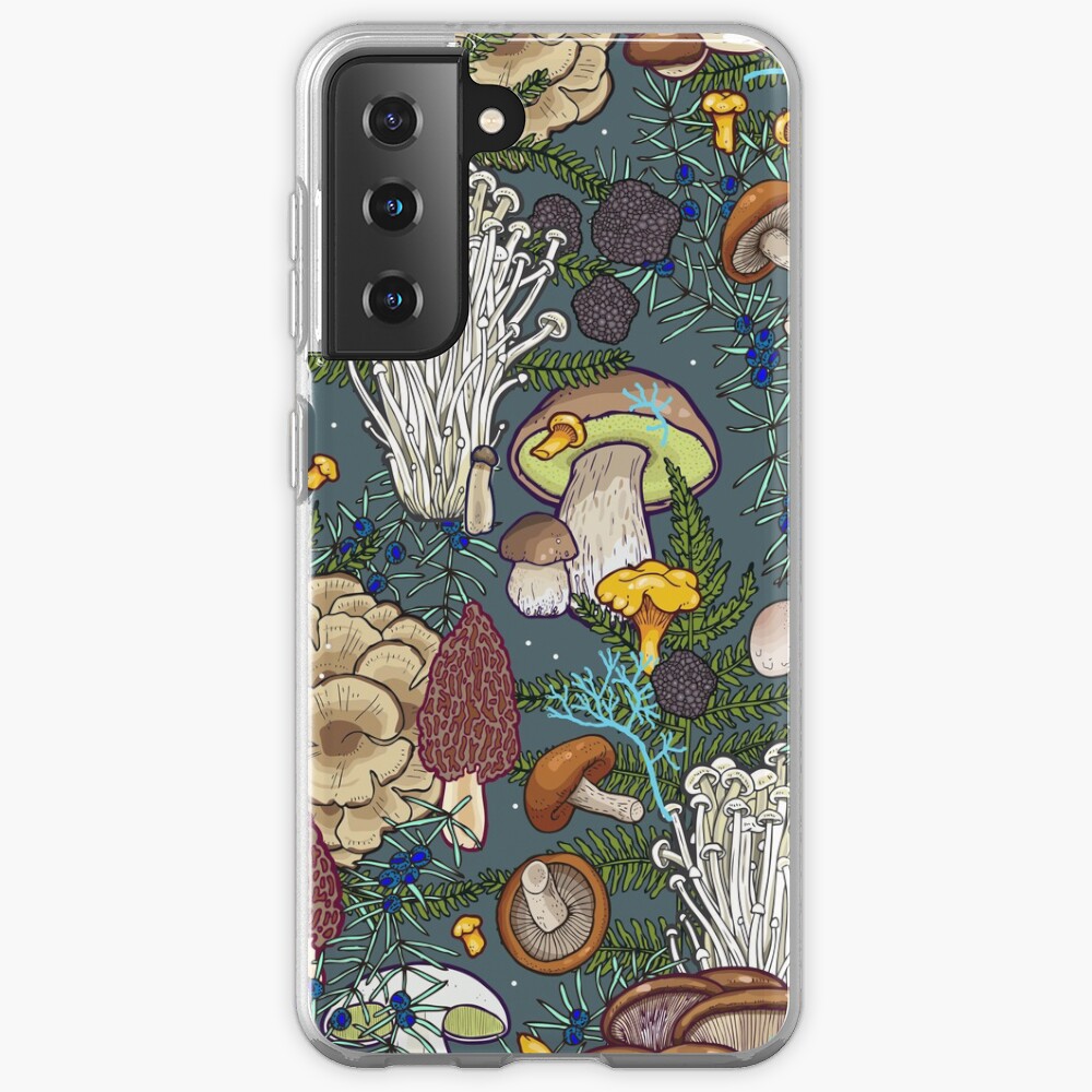 mushroom forest Samsung Galaxy Phone Case
