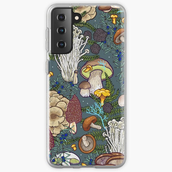 mushroom forest Samsung Galaxy Soft Case