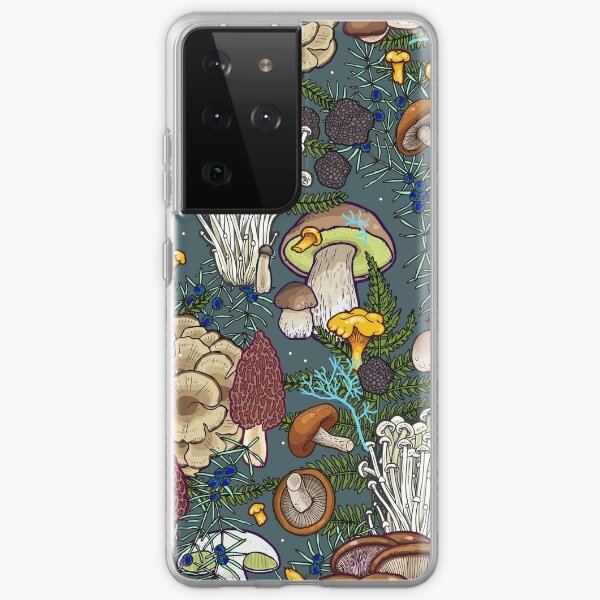mushroom forest Samsung Galaxy Soft Case