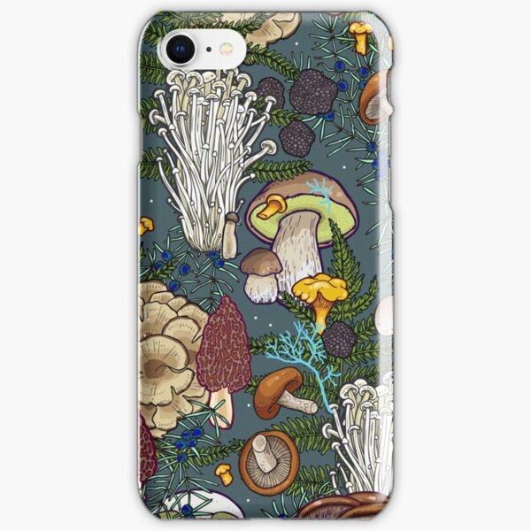 forêt de champignons Coque rigide iPhone