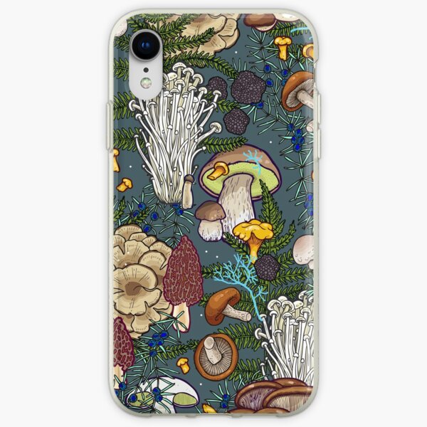 mushroom forest iPhone Soft Case