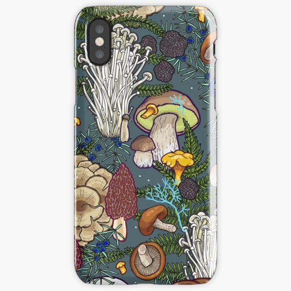mushroom forest iPhone Snap Case
