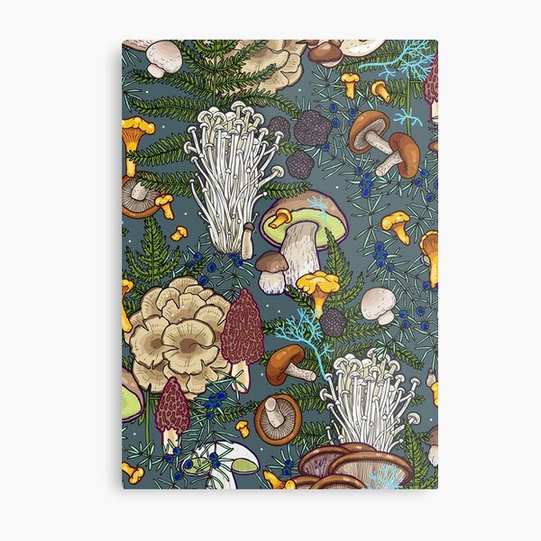 mushroom forest Metal Print