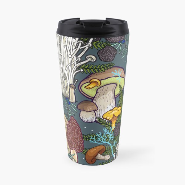 mushroom forest Travel Coffee Mug