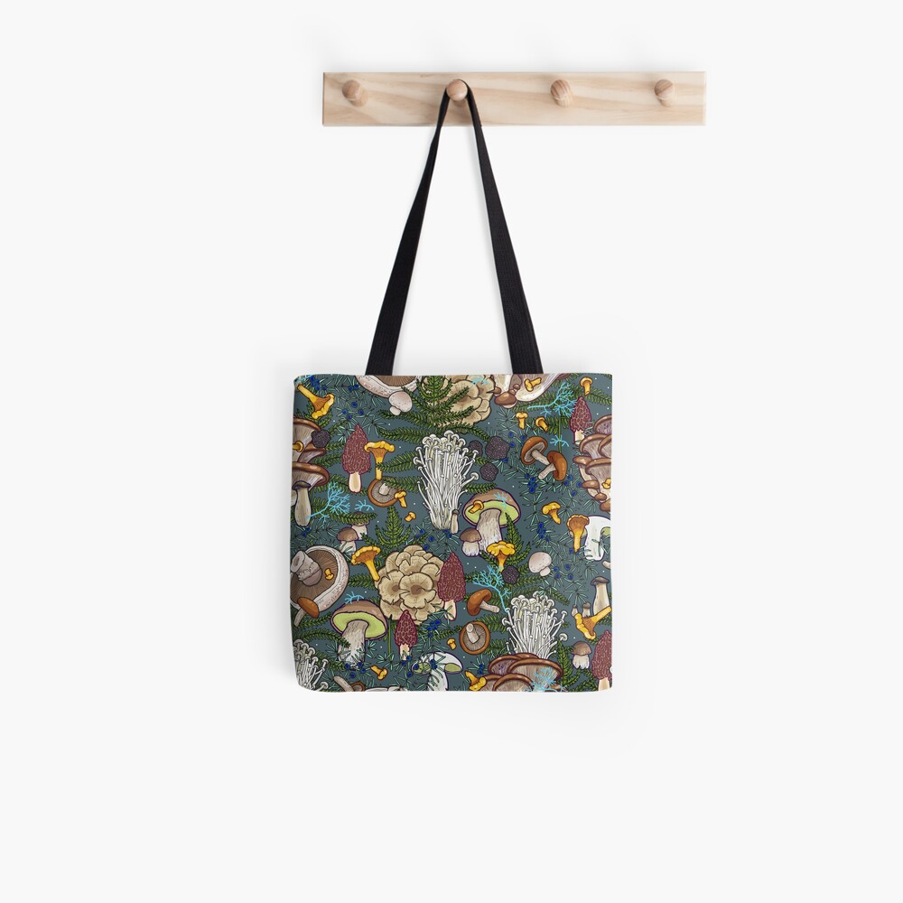 mushroom forest Tote Bag