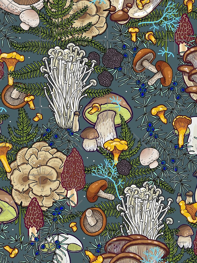 mushroom forest by smalldrawing