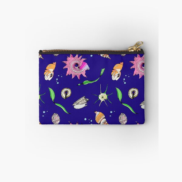 Item preview, Summer Pattern with mollusks, isolated on dark blue background  designed and sold by SASHA-MATBON.