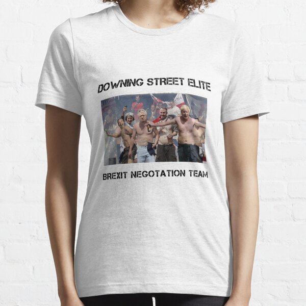Funny Brexit T Shirt Downing Street Elite Essential T-Shirt