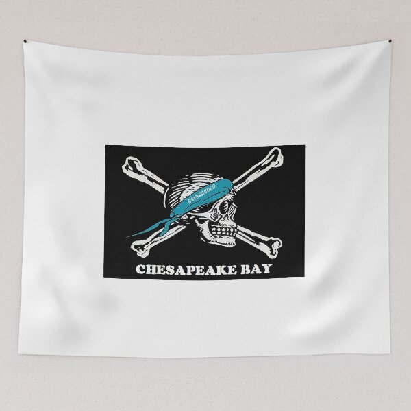 Item preview, Aqua Chesapeake Bay Pirate Pride designed and sold by baybranded.