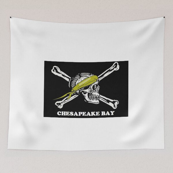 Item preview, Yellow Chesapeake Bay Pirate Pride designed and sold by baybranded.
